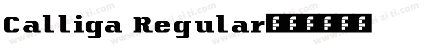 Calliga Regular字体转换